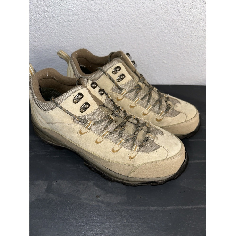 DR.SCHOLL'S Men's Brisk Tan Leather Crossover Athletic Shoes‎ 12W EUC